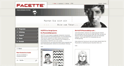 Desktop Screenshot of facette.com