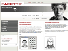 Tablet Screenshot of facette.com